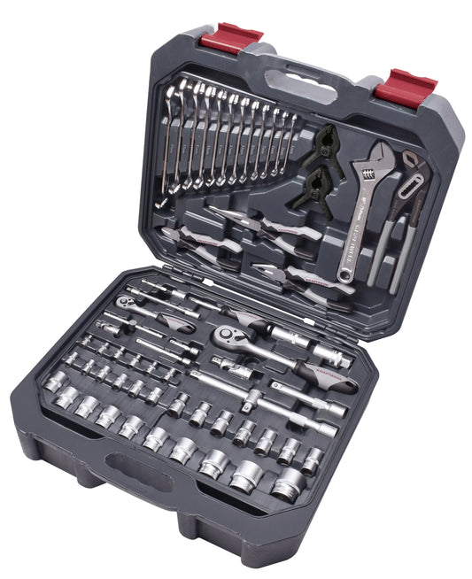 STECKSCHLÜSSEL-SATZ, BASIC, 1/4"+1/2", 266-TLG. KRAFTWERK