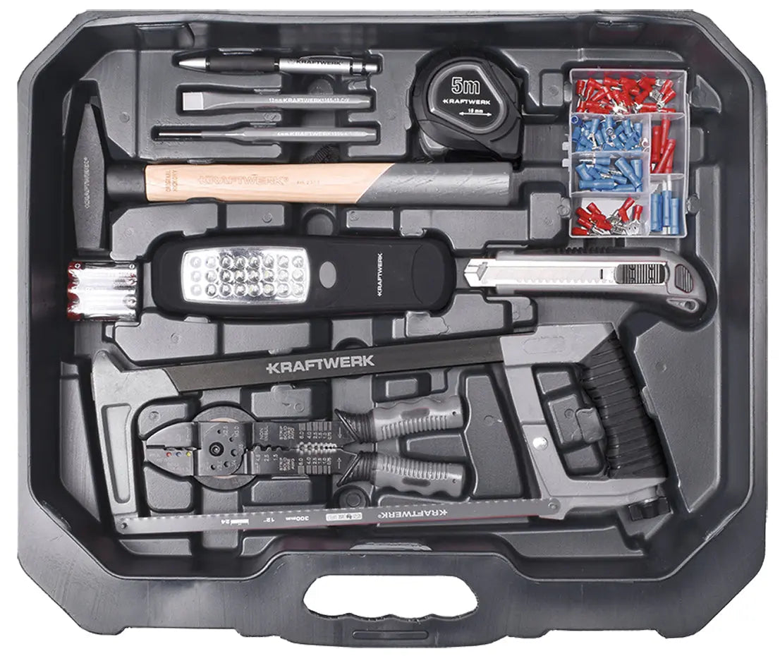 STECKSCHLÜSSEL-SATZ, BASIC, 1/4"+1/2", 266-TLG. KRAFTWERK