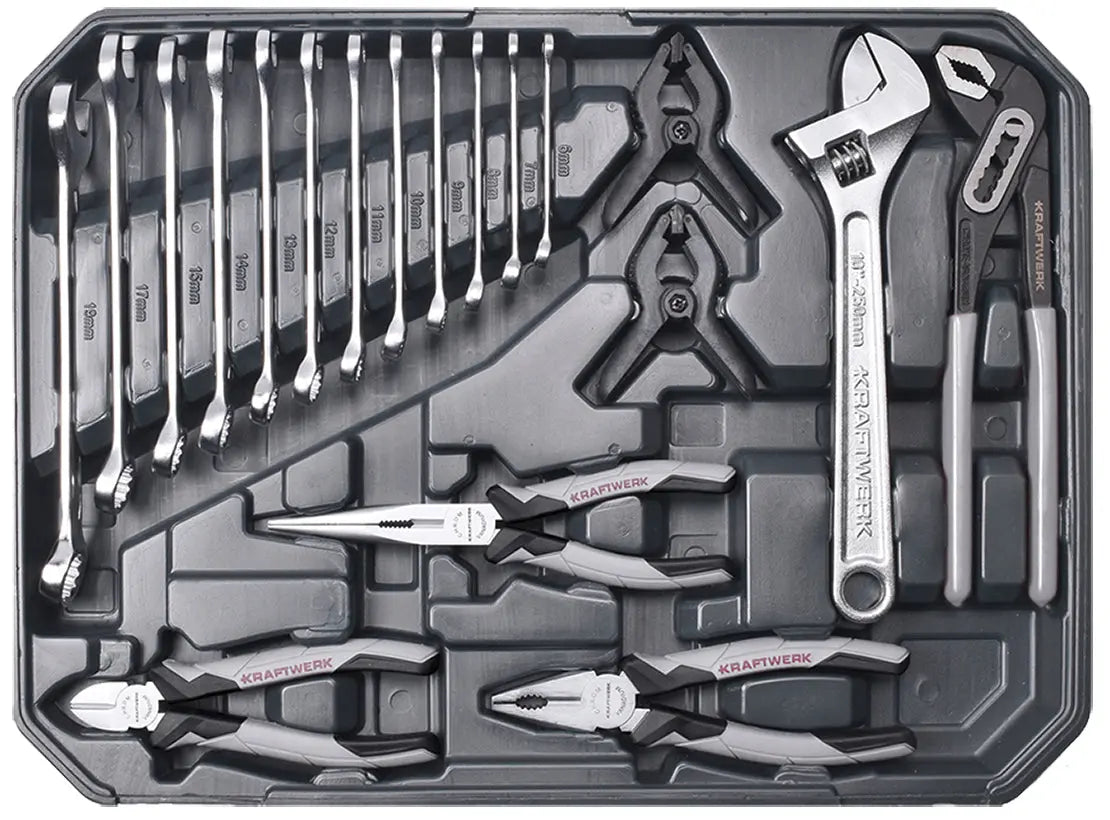 STECKSCHLÜSSEL-SATZ, BASIC, 1/4"+1/2", 266-TLG. KRAFTWERK