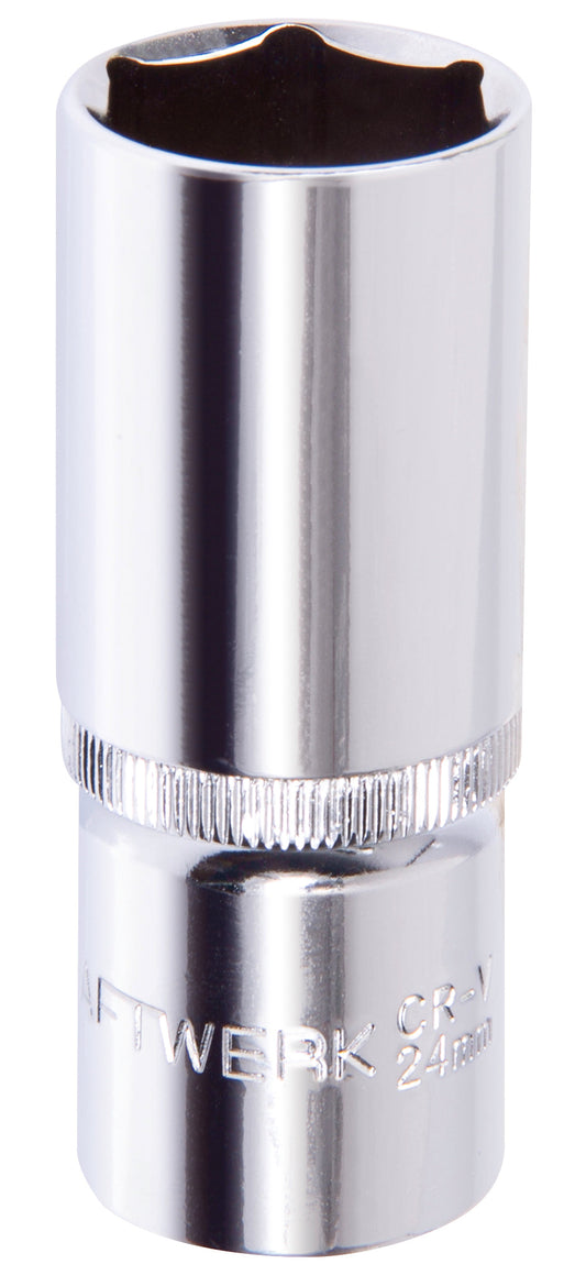 STECKSCHLÜSSEL, 6 PT., 78 MM, 1/2", 24 MM KRAFTWERK