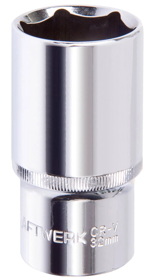 STECKSCHLÜSSEL, 6 PT., 78 MM, 1/2", 32 MM KRAFTWERK