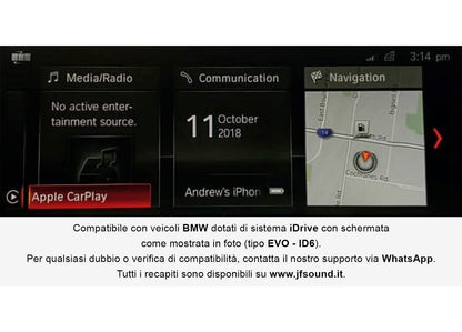 JFSound Android-Autoradio mit Navigation für BMW 3er G20 (2018-2020), 8,8-Zoll-Display, EVO – Produktansicht 5