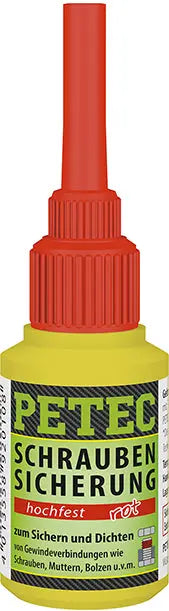 Schraubensicherung hochfest rot - 10 g Flasche PETEC