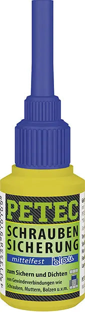 Schraubensicherung mittelfest blau - 10 g Flasche PETEC