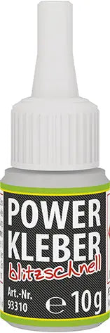 Sekundenklebstoff - POWER KLEBER blitzschnell - 10 g Flasche PETEC