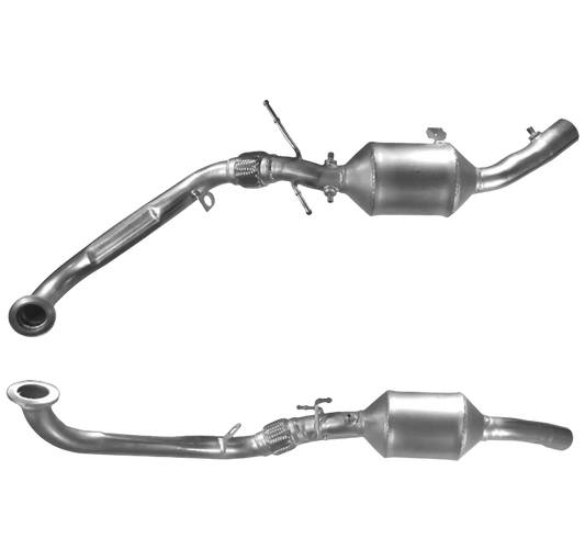 SiC DPF Dieselpartikelfilter Diesel Kat Homologiert E-Prüfzeichen bis EURO 3 / 4 E-Prüfzeichen für MERCEDES B200 2L W245 Cdi OM 640.941 u.a. BM CATALYSTS