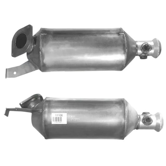 SiC DPF Dieselpartikelfilter Diesel Kat Homologiert E-Prüfzeichen bis EURO 4 E-Prüfzeichen für NISSAN INTERSTAR 2.5L dCi G9U632; 650 Motoren u.a. BM CATALYSTS