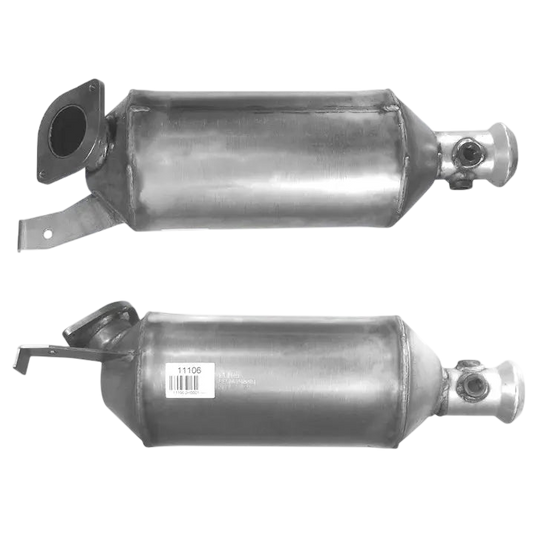 SiC DPF Dieselpartikelfilter Diesel Kat Homologiert E-Prüfzeichen bis EURO 4 E-Prüfzeichen für NISSAN INTERSTAR 2.5L dCi G9U632; 650 Motoren u.a. BM CATALYSTS