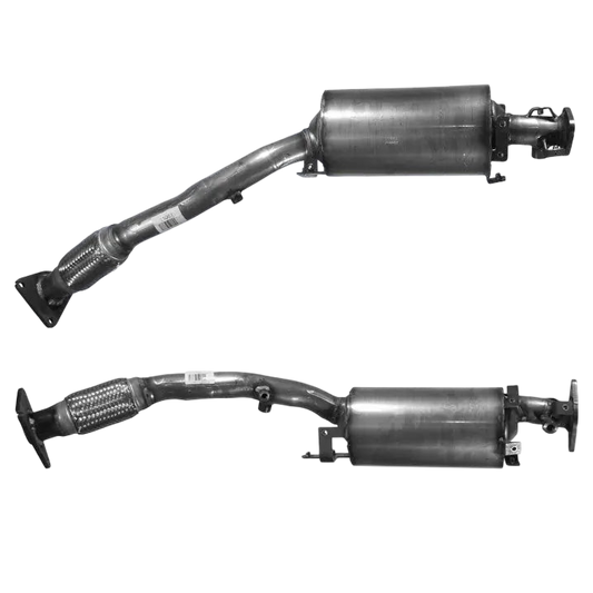 SiC DPF Dieselpartikelfilter Diesel Kat Homologiert E-Prüfzeichen bis EURO 4 E-Prüfzeichen für NISSAN QASHQAI 2L dCi M9R-Motor; runder DPF u.a. BM CATALYSTS