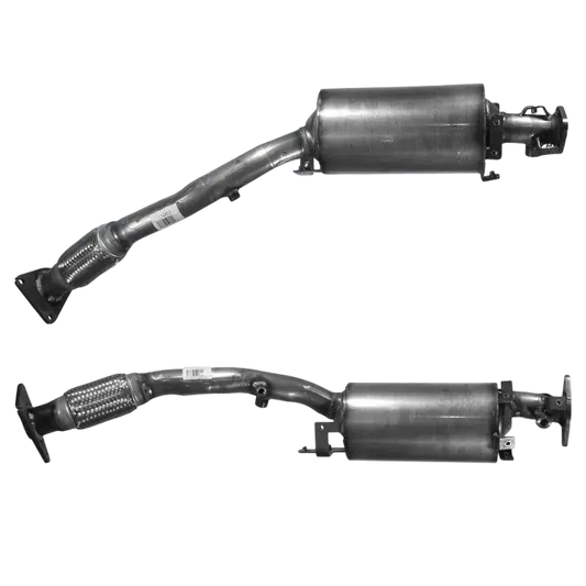 SiC DPF Dieselpartikelfilter Diesel Kat Homologiert E-Prüfzeichen bis EURO 4 E-Prüfzeichen für NISSAN QASHQAI 2L dCi M9R-Motor; runder DPF u.a. BM CATALYSTS