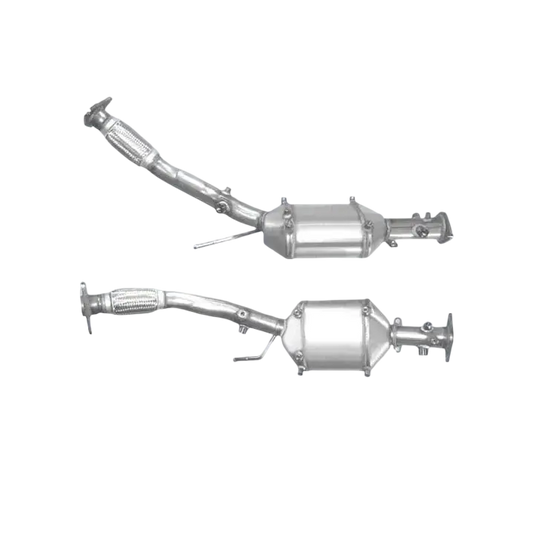 SiC DPF Dieselpartikelfilter Diesel Kat Homologiert E-Prüfzeichen bis EURO 4 E-Prüfzeichen für NISSAN QASHQAI 2L dCi Turbo Diesel M9R832 u.a. BM CATALYSTS