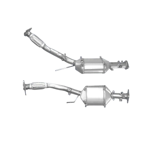 SiC DPF Dieselpartikelfilter Diesel Kat Homologiert E-Prüfzeichen bis EURO 4 E-Prüfzeichen für NISSAN QASHQAI 2L dCi Turbo Diesel M9R832 u.a. BM CATALYSTS