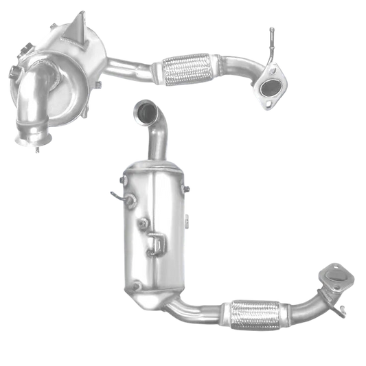 SiC DPF Dieselpartikelfilter Diesel Kat Homologiert E-Prüfzeichen bis EURO 5 E-Prüfzeichen für FORD B-MAX 1.6L TDCi T3JB Motor Kat/DPF... BM CATALYSTS