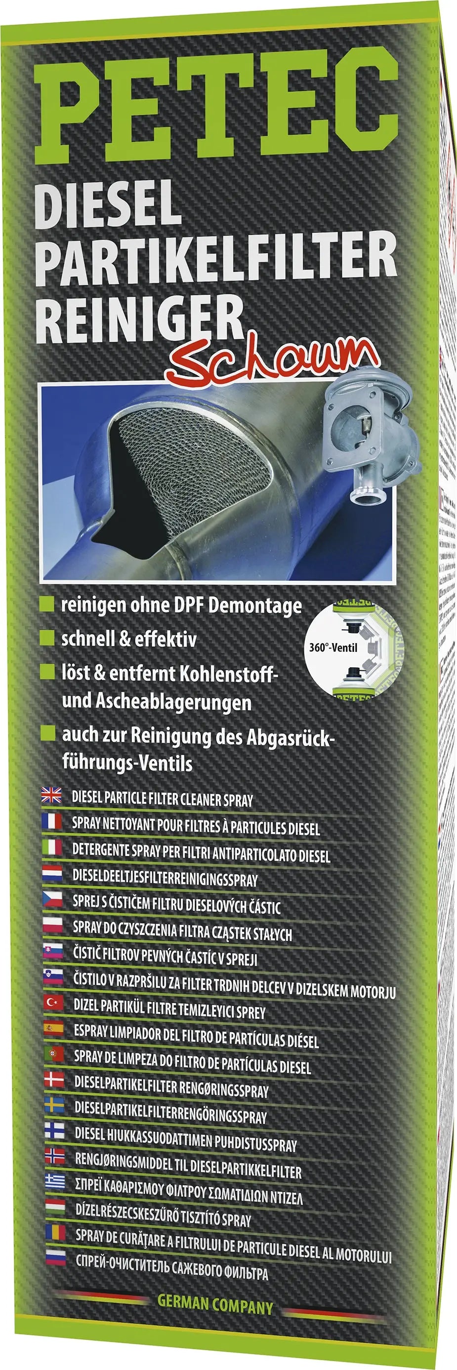 Spray - Dieselpartikelfilterreiniger - 400 ml PETEC