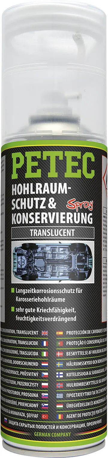 Spray - Hohlraumschutz & -Konservierung translucent - 500 ml PETEC