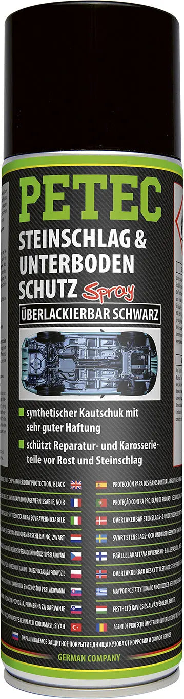 Spray - Steinschlag- & Unterbodenschutz schwarz - 500 ml PETEC