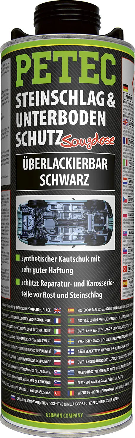 Steinschlag- & Unterbodenschutz schwarz - 1000 ml PETEC
