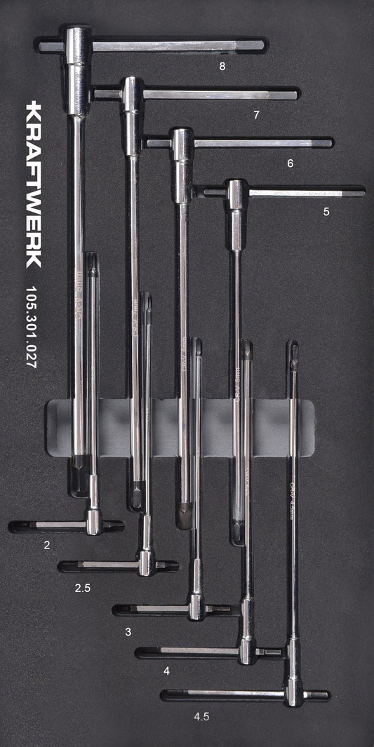 T-GRIFF INNENSECHSKANT 9-TLG. 20X40 EINLAGE KRAFTWERK BASIC LINE