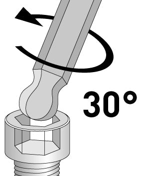 T-GRIFF-STIFTSCHLÜSSEL INNENSECHSKANT  2.5MM KRAFTWERK