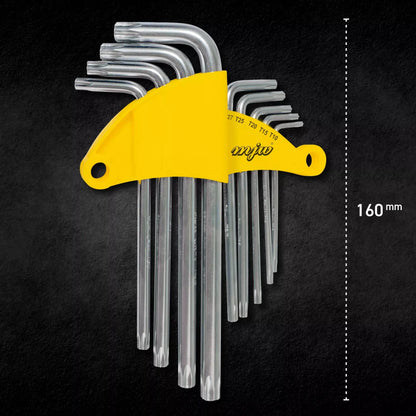 MJW  Satz doppelseitiger Inbusschlüssel TORX T10/T15/T20/T25/T27/T30/T40/T45/T50