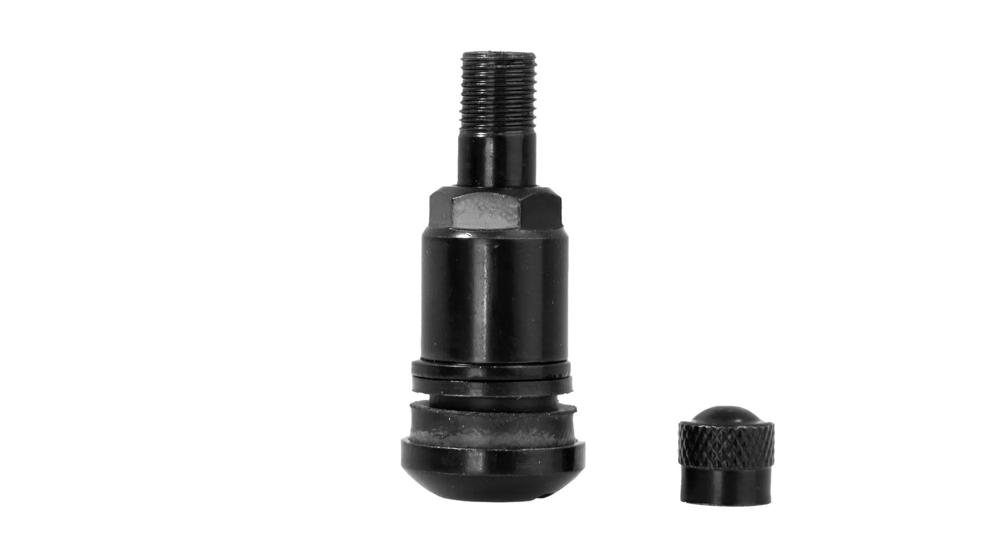 TR525 Ventil Schwarz - 12 Stück, EPDM, 42mm Höhe, max 4,5 bar Druck, für Felgen mit 11,3mm Öffnung