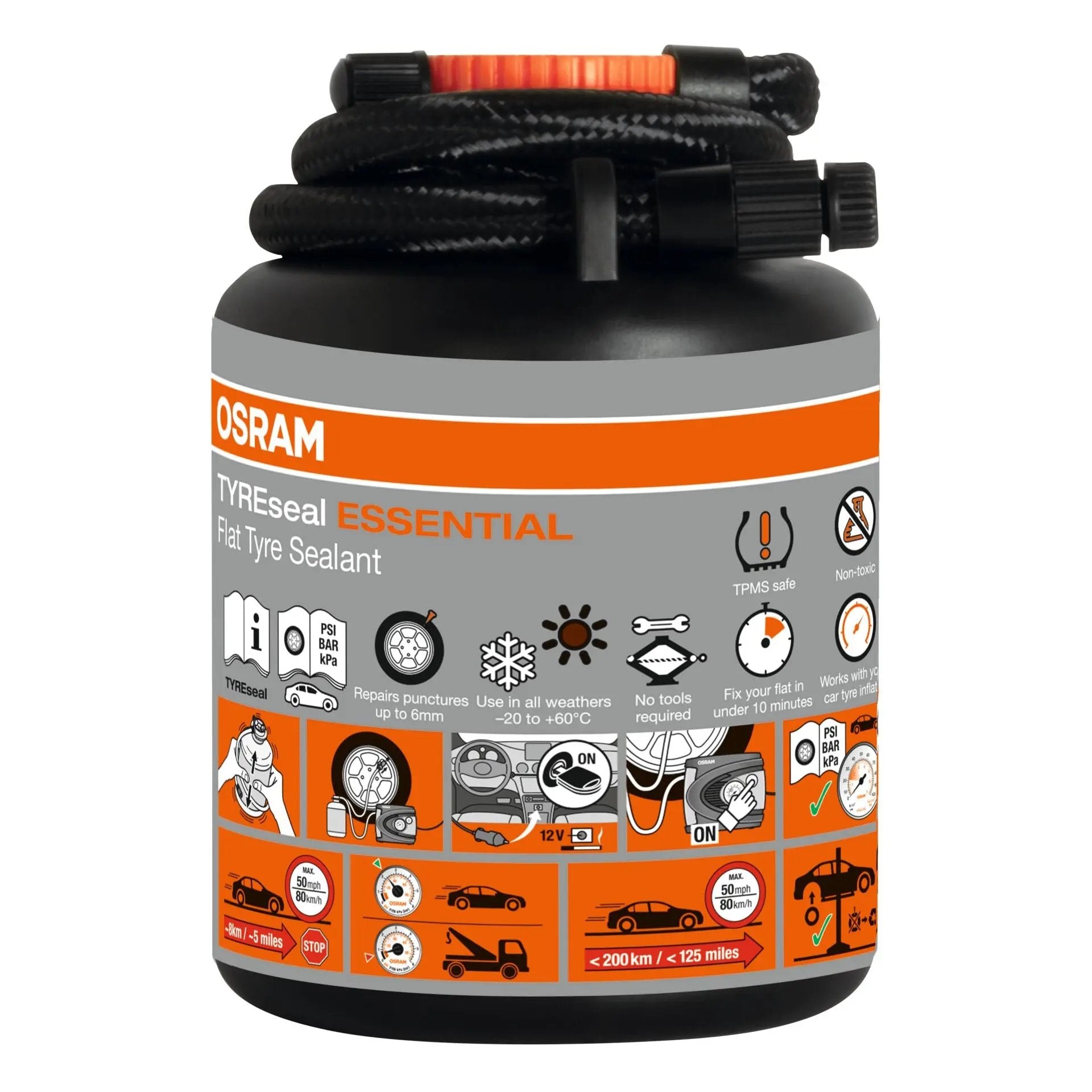 TYREseal KIT Reifendichtmittel 450ml ESSENTIAL  OSRAM OSRAM
