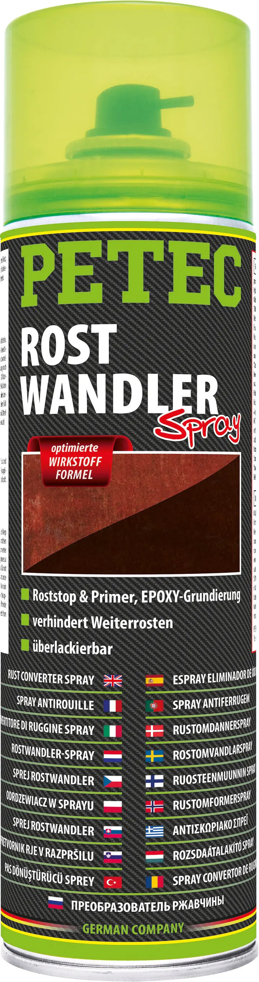 Unterliegt Anhang II der Verordnung (EU) 2019/1148 - Rostwandler Spray - 500 ml PETEC