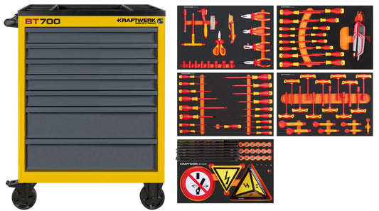 VDE WERKSTATTWAGEN BT700, 116-TLG. KRAFTWERK