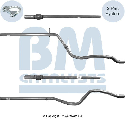 VERBINDUNGSROHR FÜR CHRYSLER YPSILON 1.2L BENZIN | EURO 5 | OEM: 51837098 BM CATALYSTS
