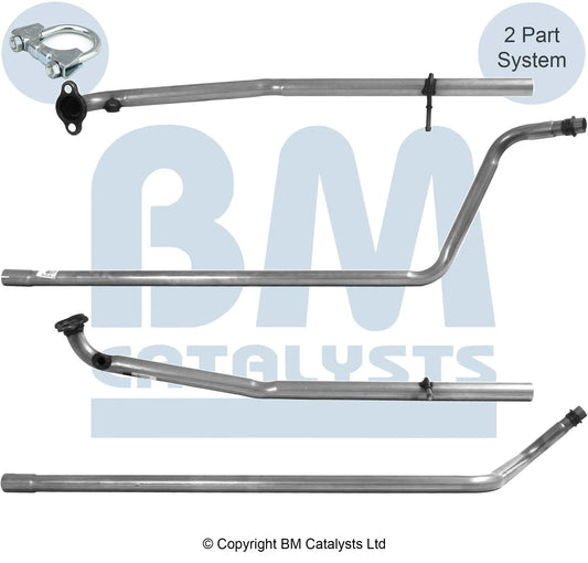 VERBINDUNGSROHR FÜR CITROEN C1 1L BENZIN | EURO 4 ODER 5 | OEM: 1717CY BM CATALYSTS