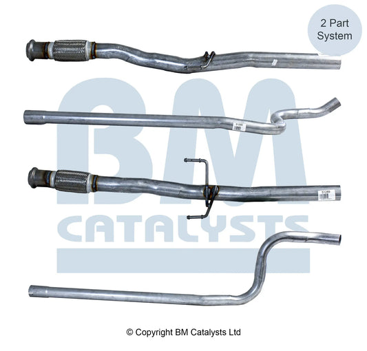 VERBINDUNGSROHR FÜR CITROEN C3 1.4L DIESEL | EURO 4 | OEM: 1717CV BM CATALYSTS