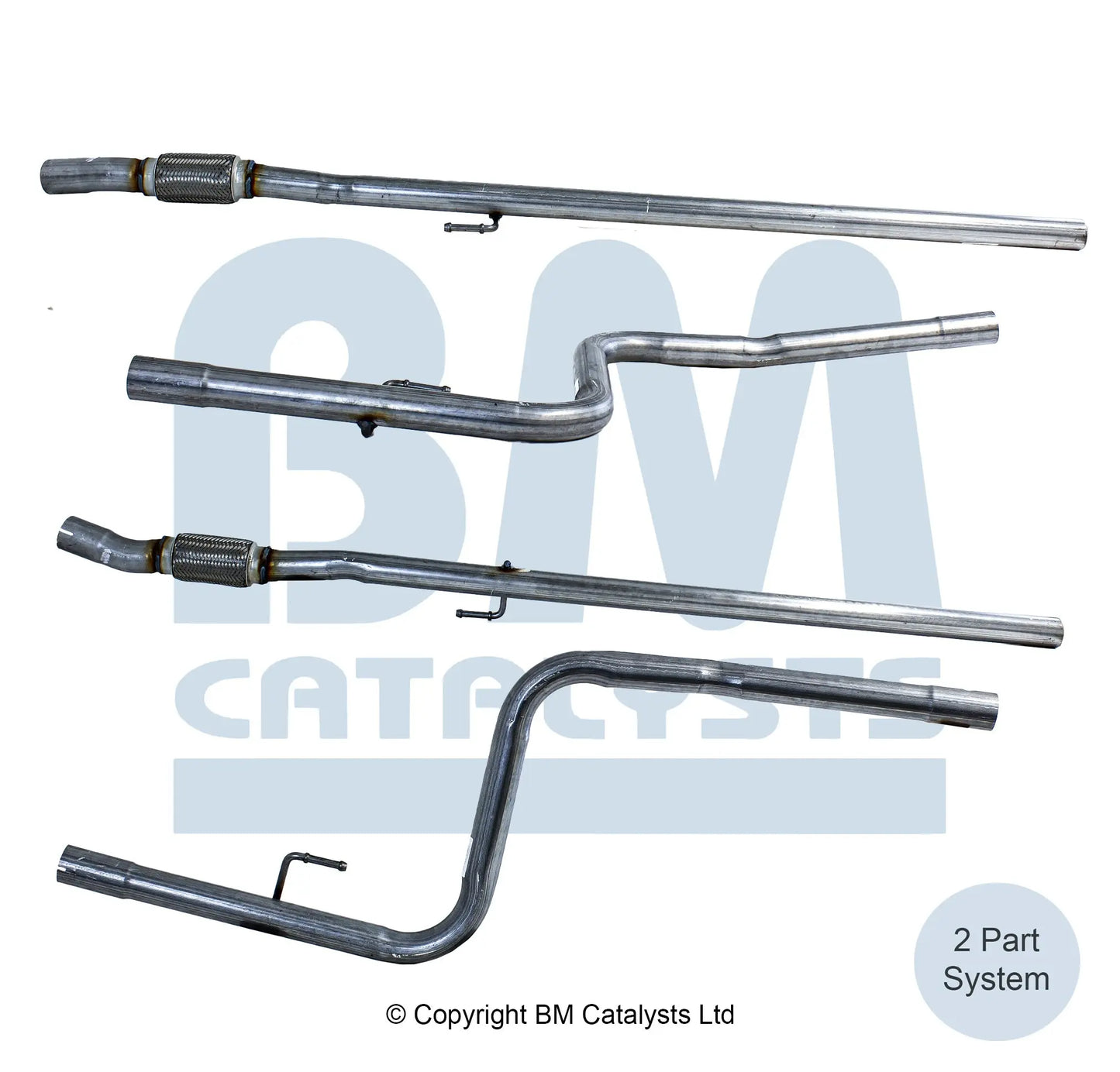 VERBINDUNGSROHR FÜR FIAT DOBLO 1.3L DIESEL | EURO 4 ODER 5 | OEM: 852678 BM CATALYSTS