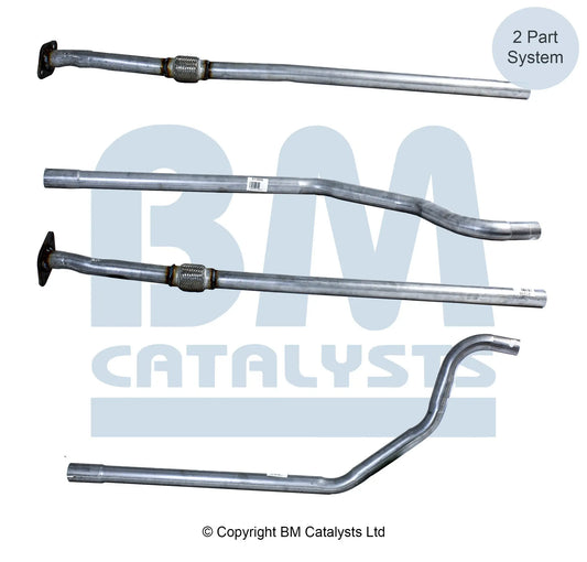 VERBINDUNGSROHR FÜR FIAT GRANDE PUNTO 1.2L BENZIN | EURO 4 ODER 5 | OEM: 51782323 BM CATALYSTS
