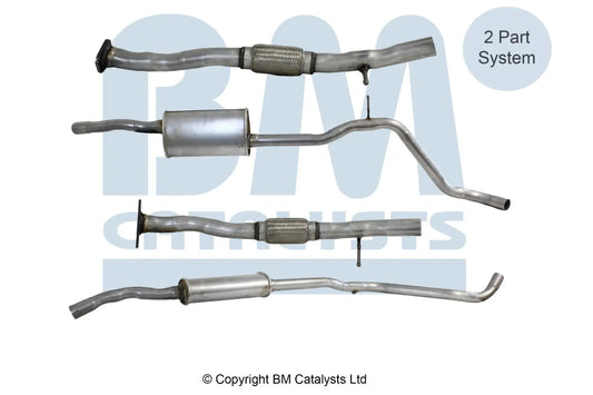 VERBINDUNGSROHR FÜR FIAT PANDA 1.2L BENZIN | EURO 6 | OEM: 52032115 BM CATALYSTS
