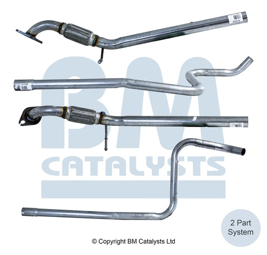 VERBINDUNGSROHR FÜR FORD FIESTA 1.25L BENZIN | EURO 4 ODER 5 | OEM: 1521759 BM CATALYSTS