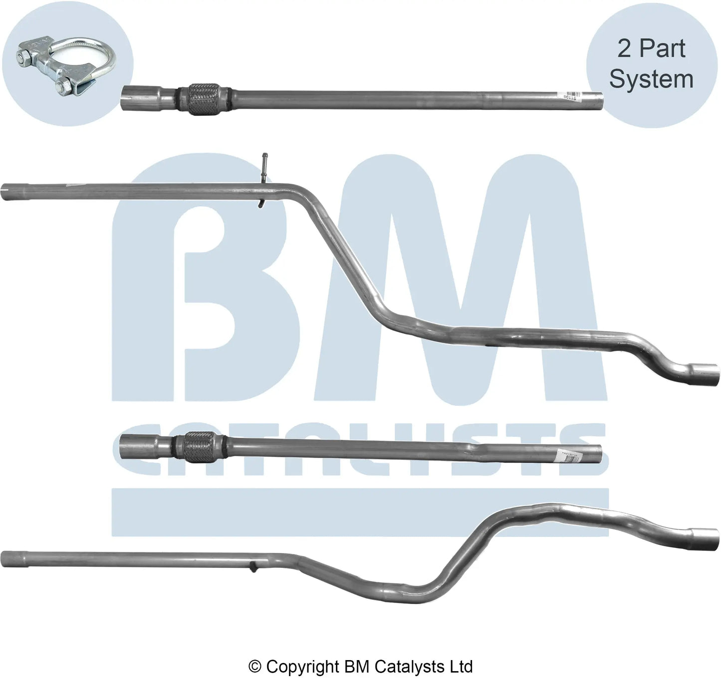VERBINDUNGSROHR FÜR FORD KA 1.2L BENZIN | EURO 5 | OEM: 1790285 BM CATALYSTS