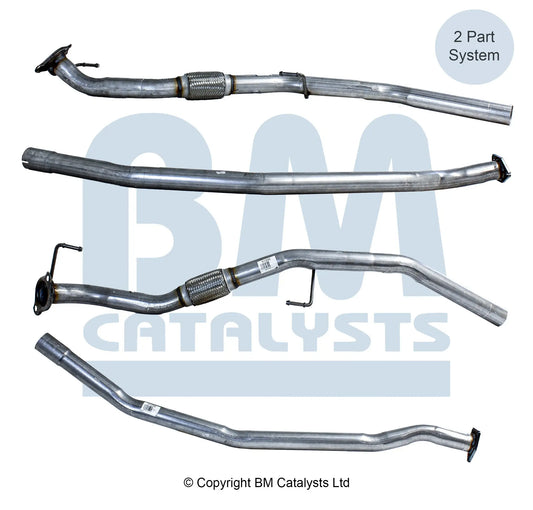 VERBINDUNGSROHR FÜR MITSUBISHI GRANDIS 2L DIESEL | EURO 4 | OEM: 1570A035 BM CATALYSTS