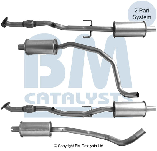VERBINDUNGSROHR FÜR OPEL ADAM 1.2L BENZIN | EURO 5 ODER 6 | OEM: 13450794 BM CATALYSTS