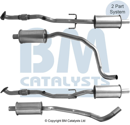 VERBINDUNGSROHR FÜR OPEL ADAM 1.4L BENZIN | EURO 5 ODER 6 | OEM: 13352129 BM CATALYSTS