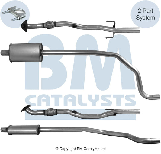 VERBINDUNGSROHR FÜR OPEL CORSA D 1.4L BENZIN | EURO 4 | OEM: 13220793 BM CATALYSTS
