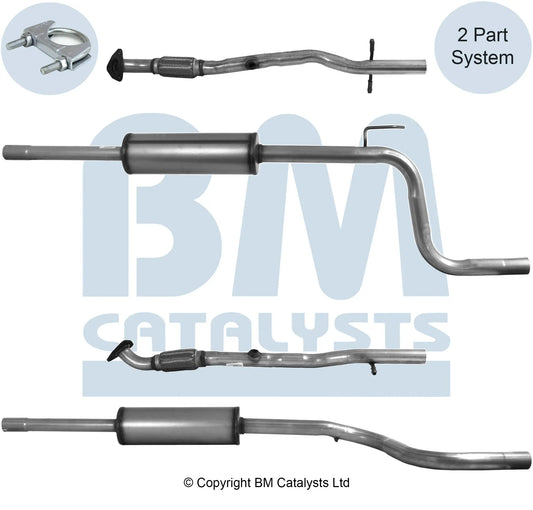 VERBINDUNGSROHR FÜR OPEL MERIVA B 1.4L BENZIN | EURO 5 ODER 6 | OEM: 95507077 BM CATALYSTS
