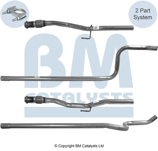 VERBINDUNGSROHR FÜR PEUGEOT 207 1.6L DIESEL | EURO 5 | OEM: 1717SV BM CATALYSTS
