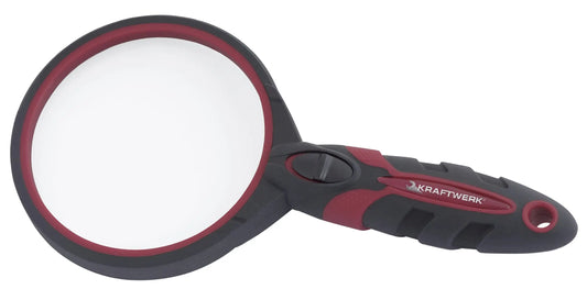 VERGRÖSSERUNGSGLAS MIT LED-LICHT KRAFTWERK