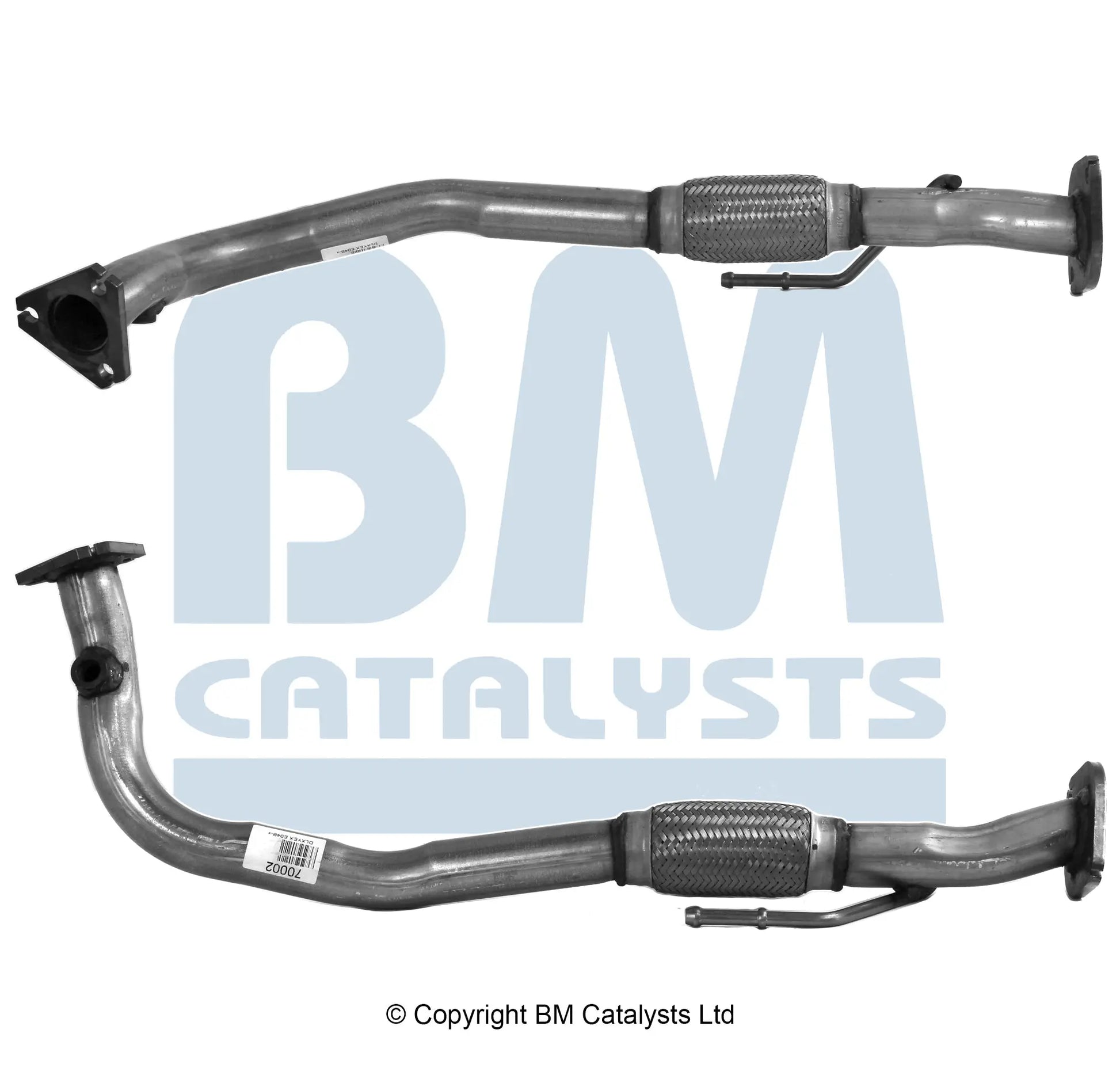 VORDERROHR FÜR FIAT PUNTO 1.1L BENZIN | EURO 2 | OEM: 46459687 BM CATALYSTS