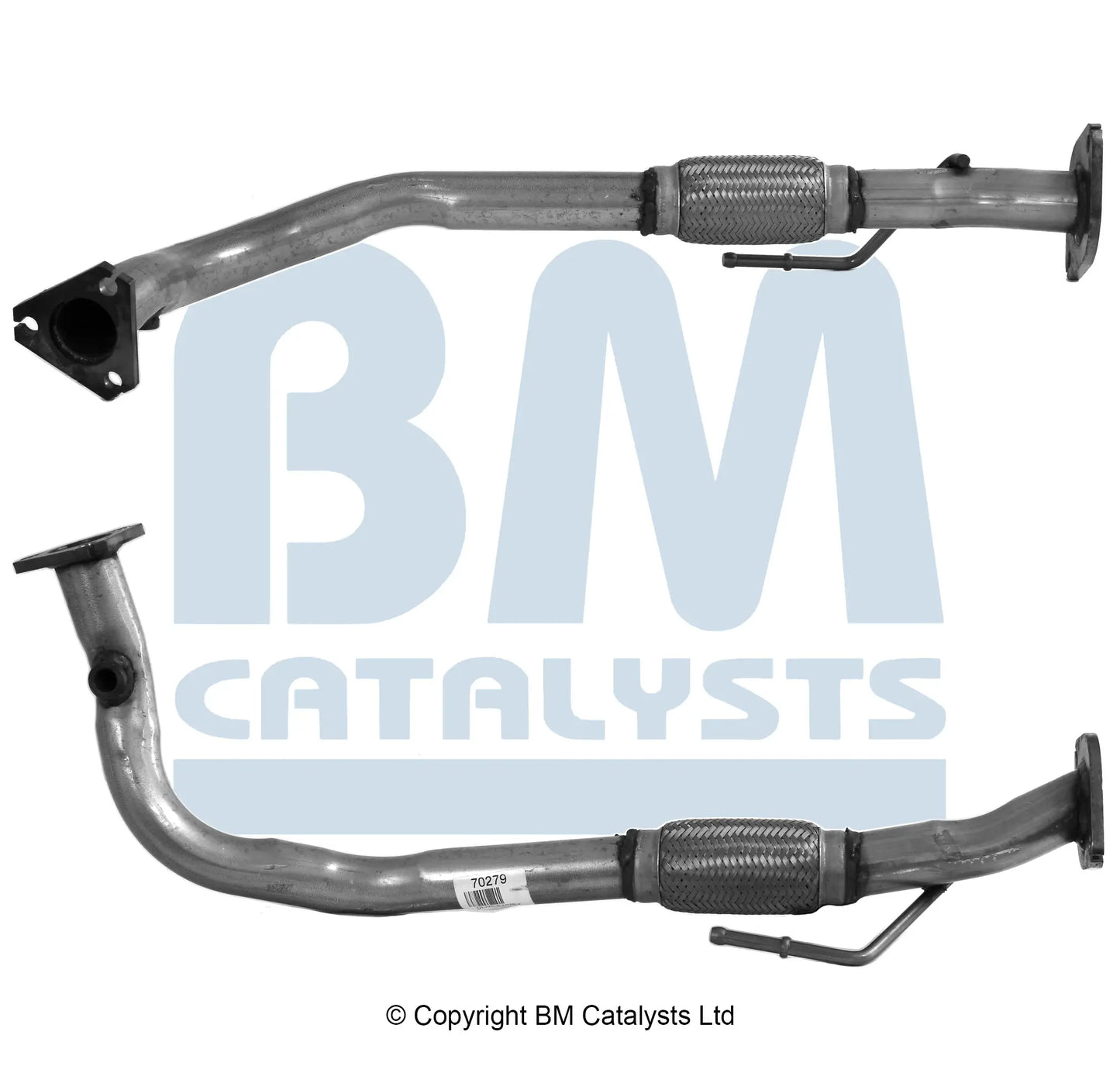 VORDERROHR FÜR FIAT PUNTO 1.2L BENZIN | EURO 2 | OEM: 46408407 BM CATALYSTS