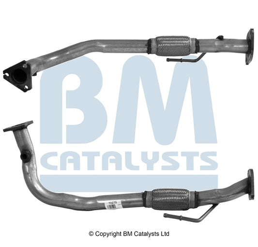 VORDERROHR FÜR FIAT PUNTO 1.2L BENZIN | EURO 2 | OEM: 46408407 BM CATALYSTS