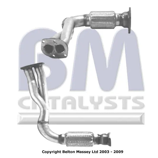 VORDERROHR FÜR FIAT PUNTO 1.6L BENZIN | EURO 2 | OEM: 7691880 BM CATALYSTS