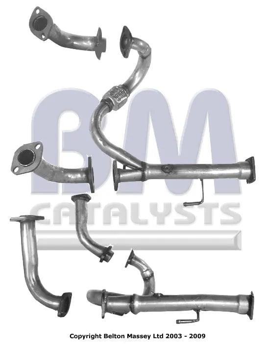 VORDERROHR FÜR ISUZU SOLDAT 3.2L BENZIN | EURO 2 | OEM: 8970302761 BM CATALYSTS