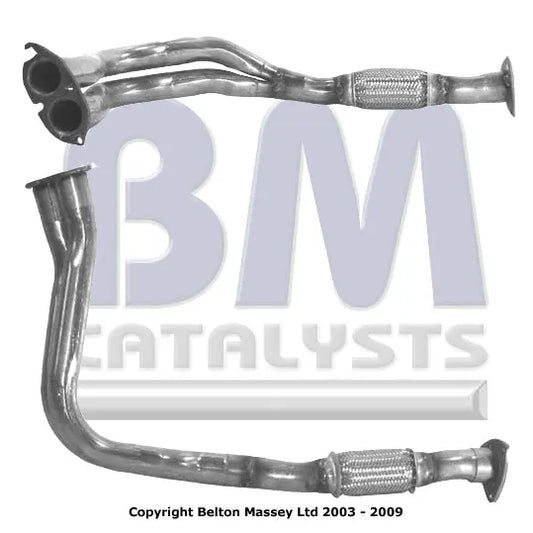 VORDERROHR FÜR OPEL ASTRA F 1.7L DIESEL | EURO 2 | OEM: 32960680 BM CATALYSTS