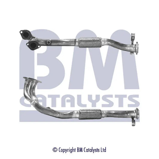 VORDERROHR FÜR SAAB 9000 2L BENZIN | EURO 2 | OEM: 3381970 BM CATALYSTS